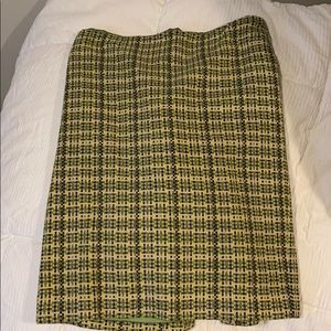 Theory wool knee length skirt